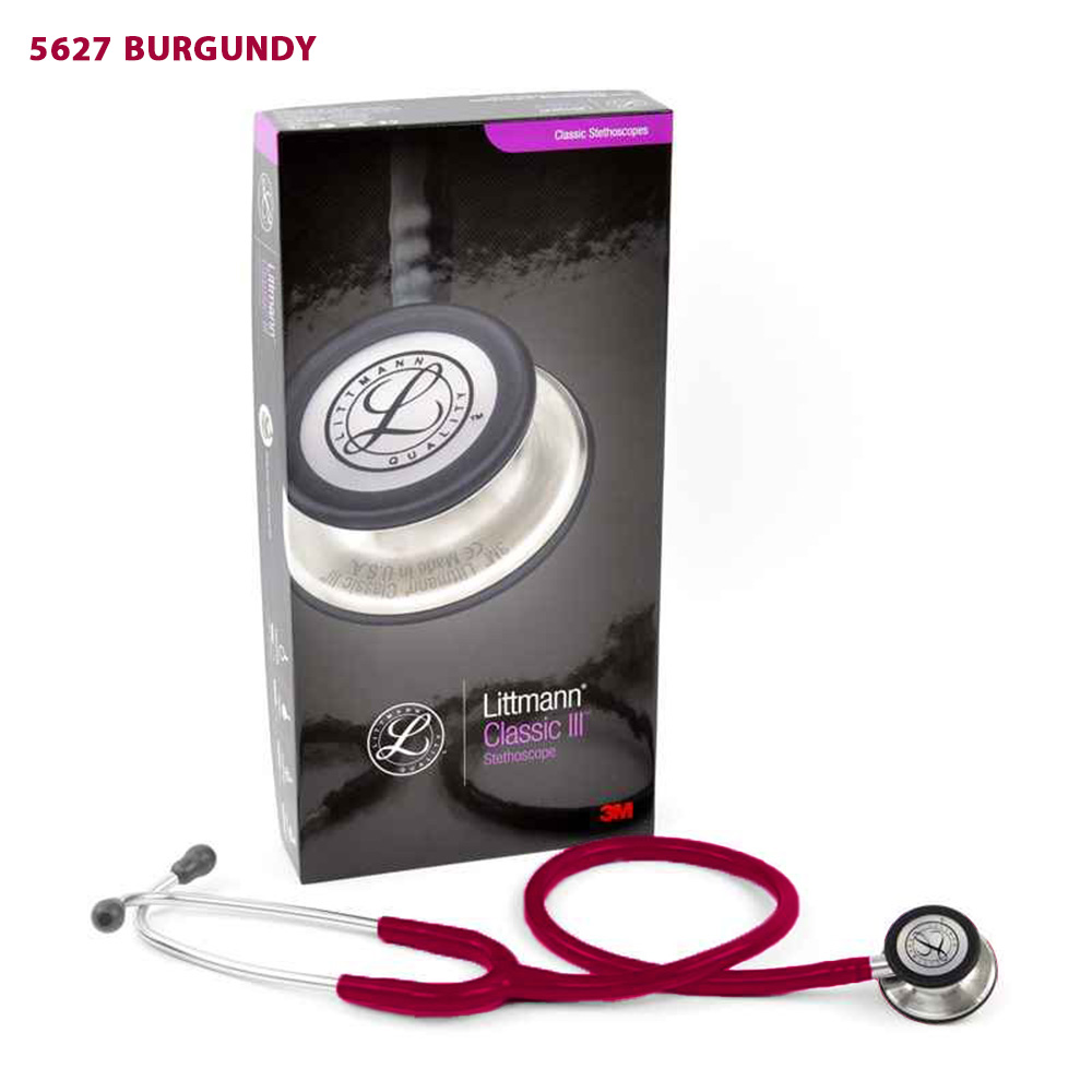 Littmann Classic 3 Stethoscope - BURGUNDY - classic III