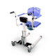 Bath chair and patient carrier with padded seat