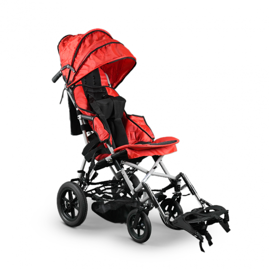 Lightweight and easy to fold stroller - red