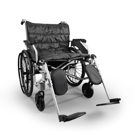 Padded & Double support wide wheel chair 60 cm 